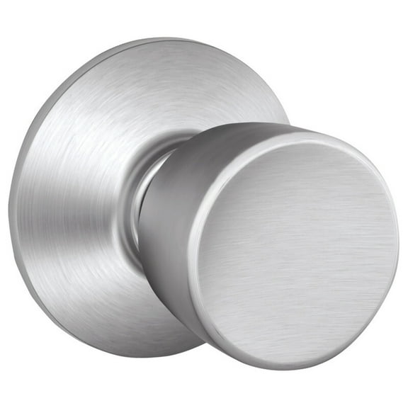 Schlage Residential F10 BEL 626 Passage Latch Bell Knob Satin Chrome