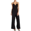 bebe Back Lace Jumpsuit, Black, S