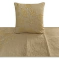 thumbnail image 2 of King Queen Twin Beige Handmade Twin 53"x18" Bed Runner With Pillow Cover, Pearl Embroidery Bed Scarf on Linen fabric - Off To The Sea, 2 of 4