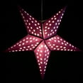 thumbnail image 3 of Purple Harmony 5 Pointed Paper Star Lantern with 12 Foot Power Cord Included, 3 of 4