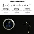 thumbnail image 4 of Barara King 2-Layer Security Safe Deposit Box with Inner LED Light, 4 of 12