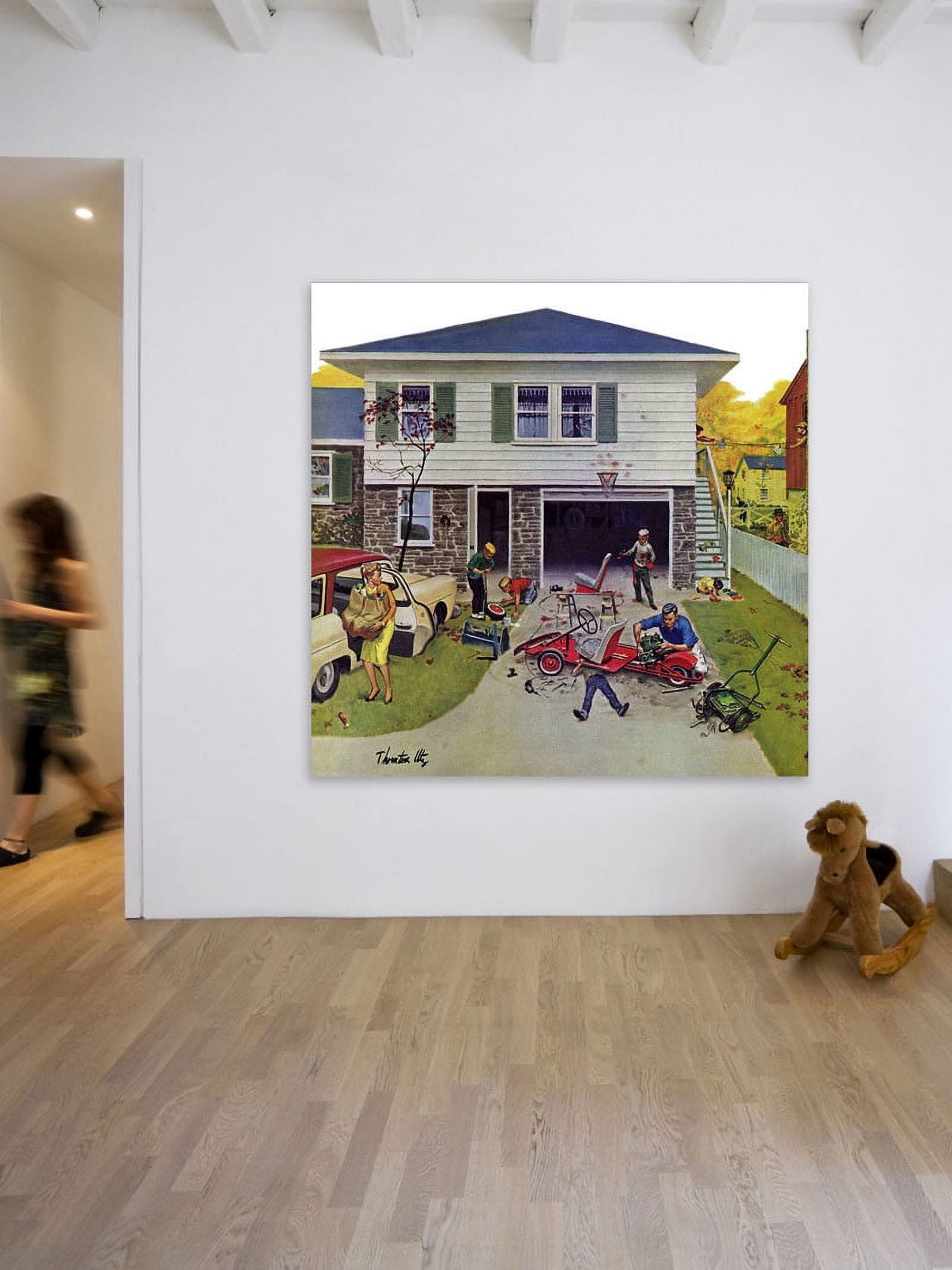 Marmont Hill "Ongoing Repair" Painting Print on Canvas