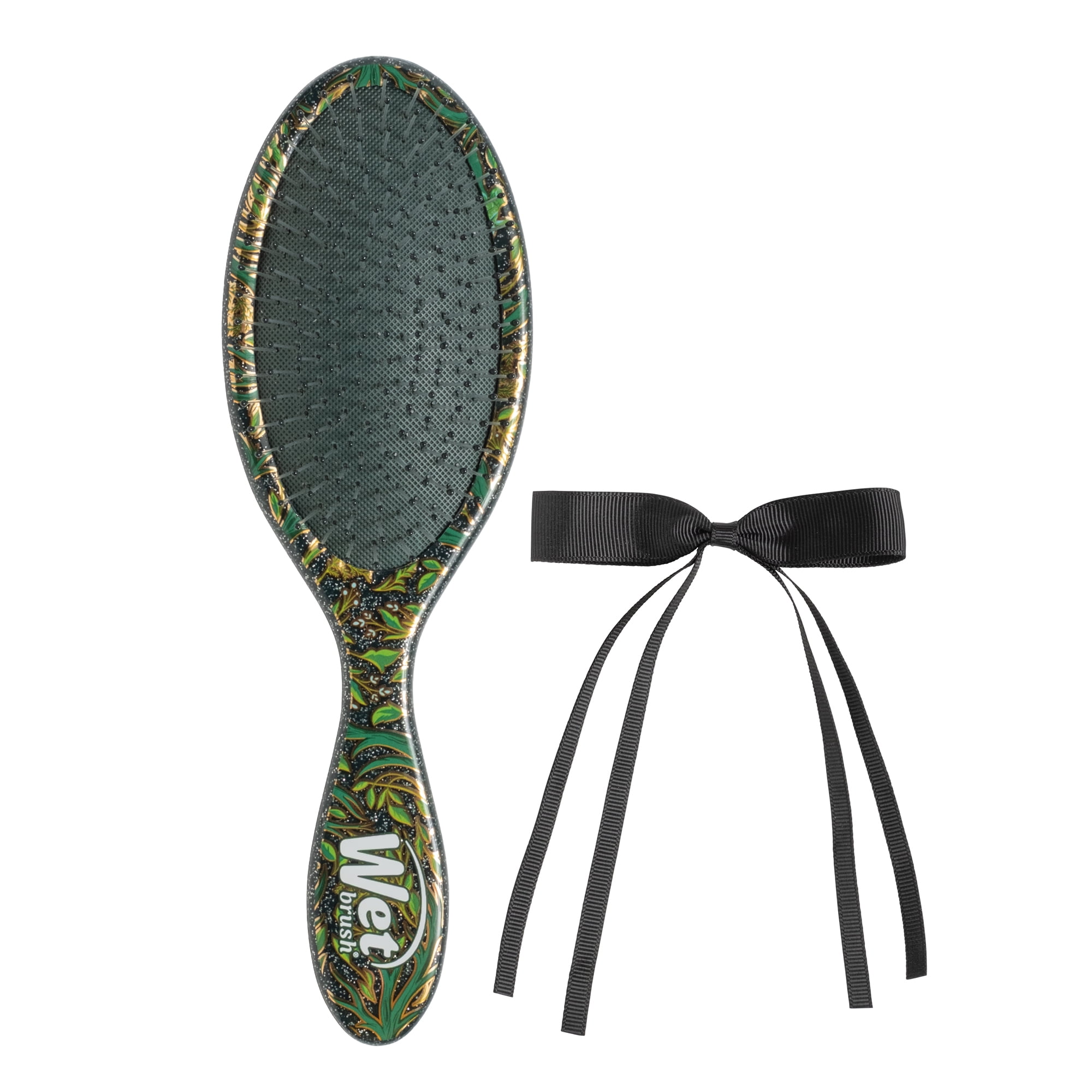Wet Brush Wickedly Brave Original Detangler Hair Brush & Satin Bow