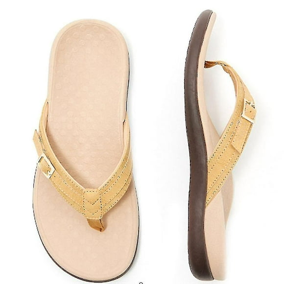 Vionic Thong Sandals with Buckle Women Casual Non-Slip Flip Flops Beach Sandal @