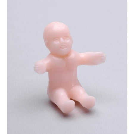 Darice Baby Shower Accents Mini Plastic Babies Pink