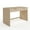 Light Natural Frame/Brushed Gold Hardware, variant on Martha Stewart Home Office Modular 2 Drawer Desk in Light Natural with Brushed Gold Hardware