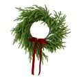 thumbnail image 5 of balikha 50cm Green Artificial Christmas Wreath Realistic Multipurpose Xmas Garland Front Door Wreath for Entryway Decor Lightweight Style B, 5 of 9