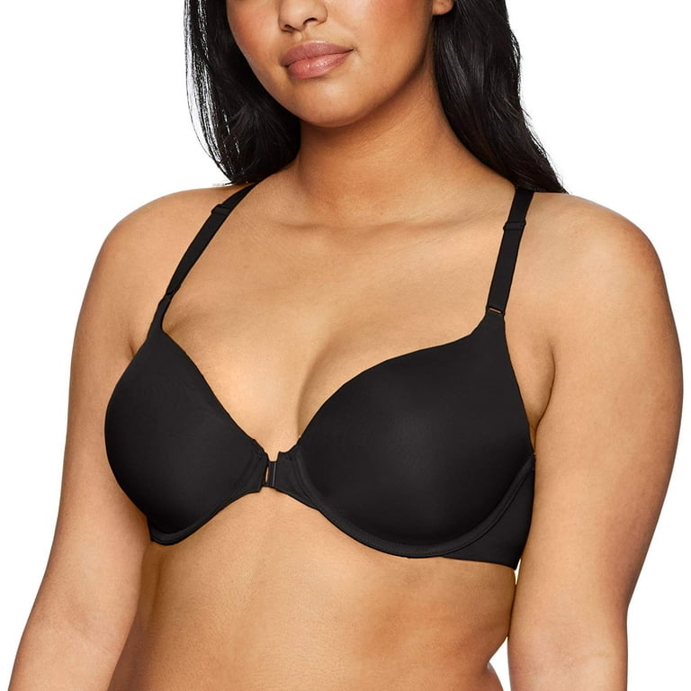 PARAMOUR Black Abbie Front Close with Lace T-Back Bra, US 32DD, UK