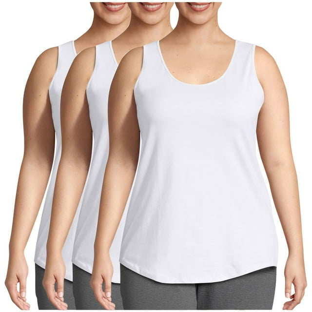 Birdeem Hauts Sans Manches pour Femmes Grande Taille Mode Féminine T-Shirt Sans Manches Col Rond Ample