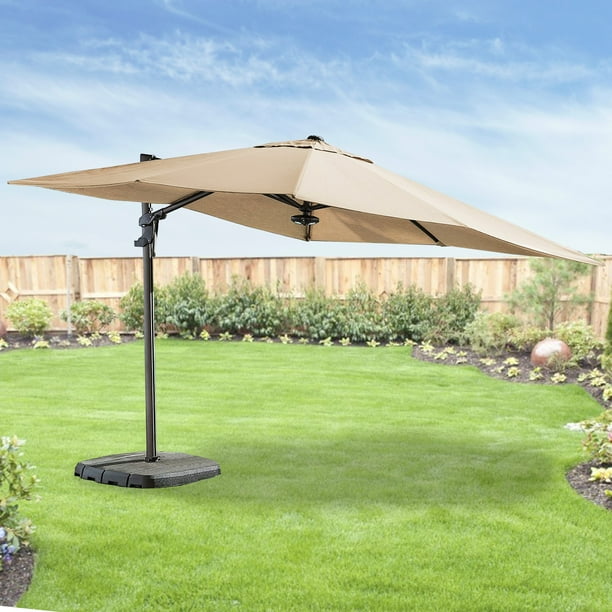 Garden Winds Replacement Canopy Top Cover for the Cast Shale Umbrella Riplock 500 Walmart