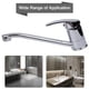 thumbnail image 2 of Bathroom Faucet Swivel Kitchen Sink Tap Extended Neck Cold And Hot Water Mixer Tap Single Handle Zinc Alloy Washbasin Faucet, 2 of 9