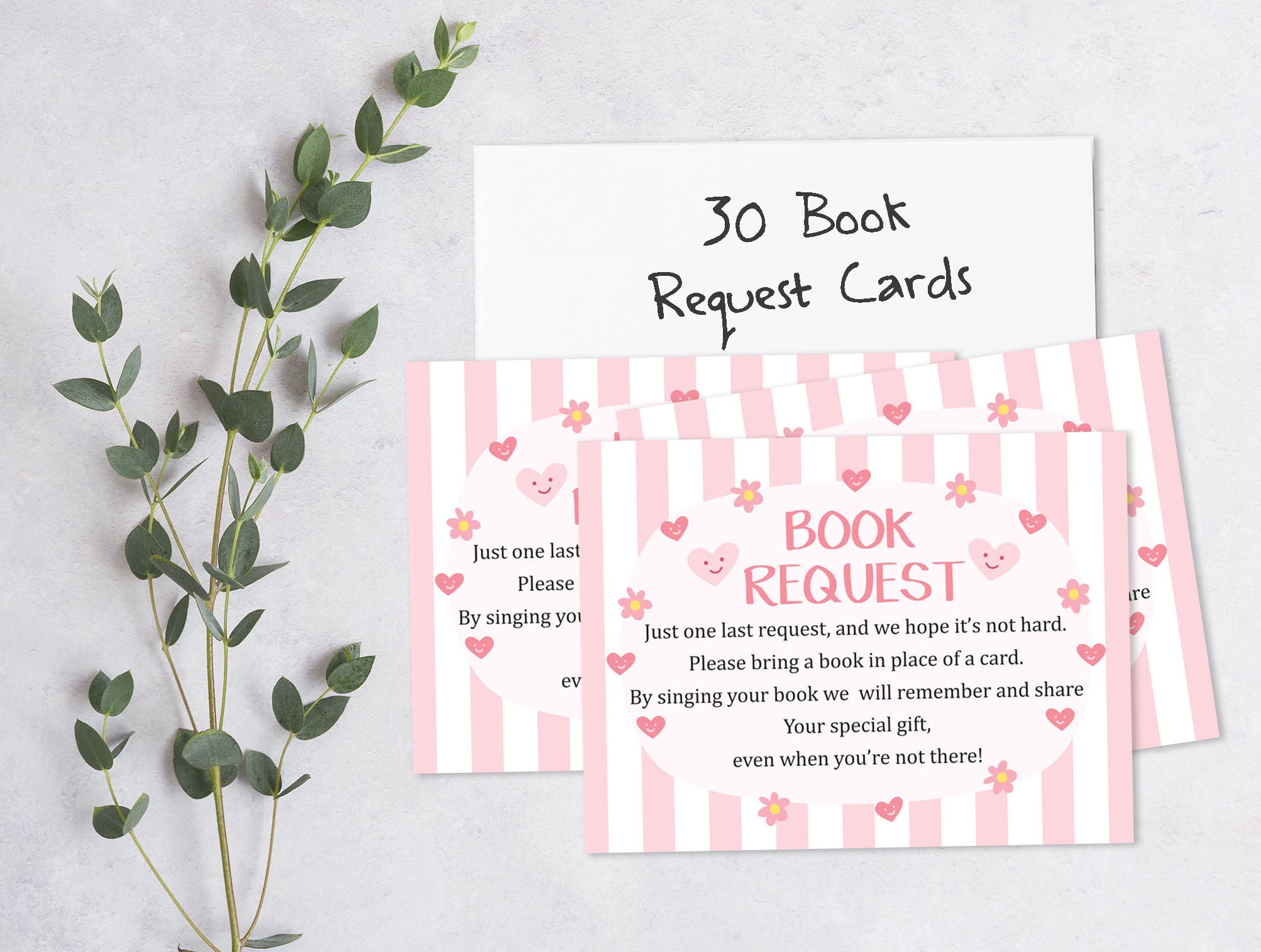 Inkdotpot 30 Books For Baby Shower Request Cards Bring A Book Instead Of A Card Gender Neutral Stripe Baby Shower Invitations Inserts Games