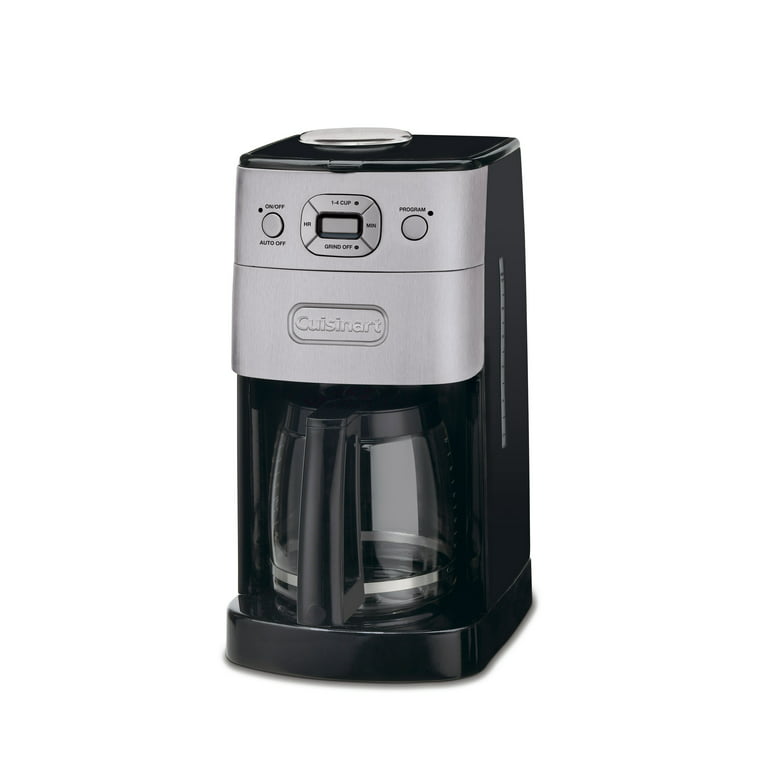 Cuisinart 12 Cup Automatic Grind & Brew Coffeemaker, Black, DGB