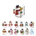 thumbnail image 3 of Colgantes Adornados Xihbxyly 24 Piezas Madera Enanos de Navidad, 3 of 4