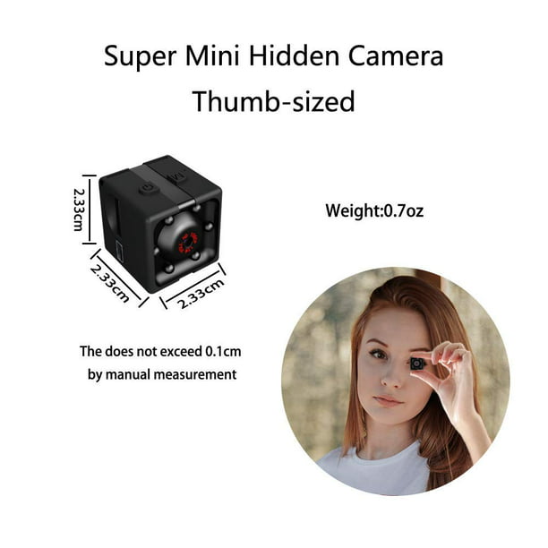 Super Mini Wireless Camera, Full 1080P Portable Small HD Nanny Cam with Night Vision, Video Record and Motion Detection for Car, and Outdoor Use - Walmart.com