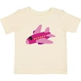 thumbnail image 3 of Inktastic Girls Pink Airplane Pilot Girls Baby T-Shirt, 3 of 5