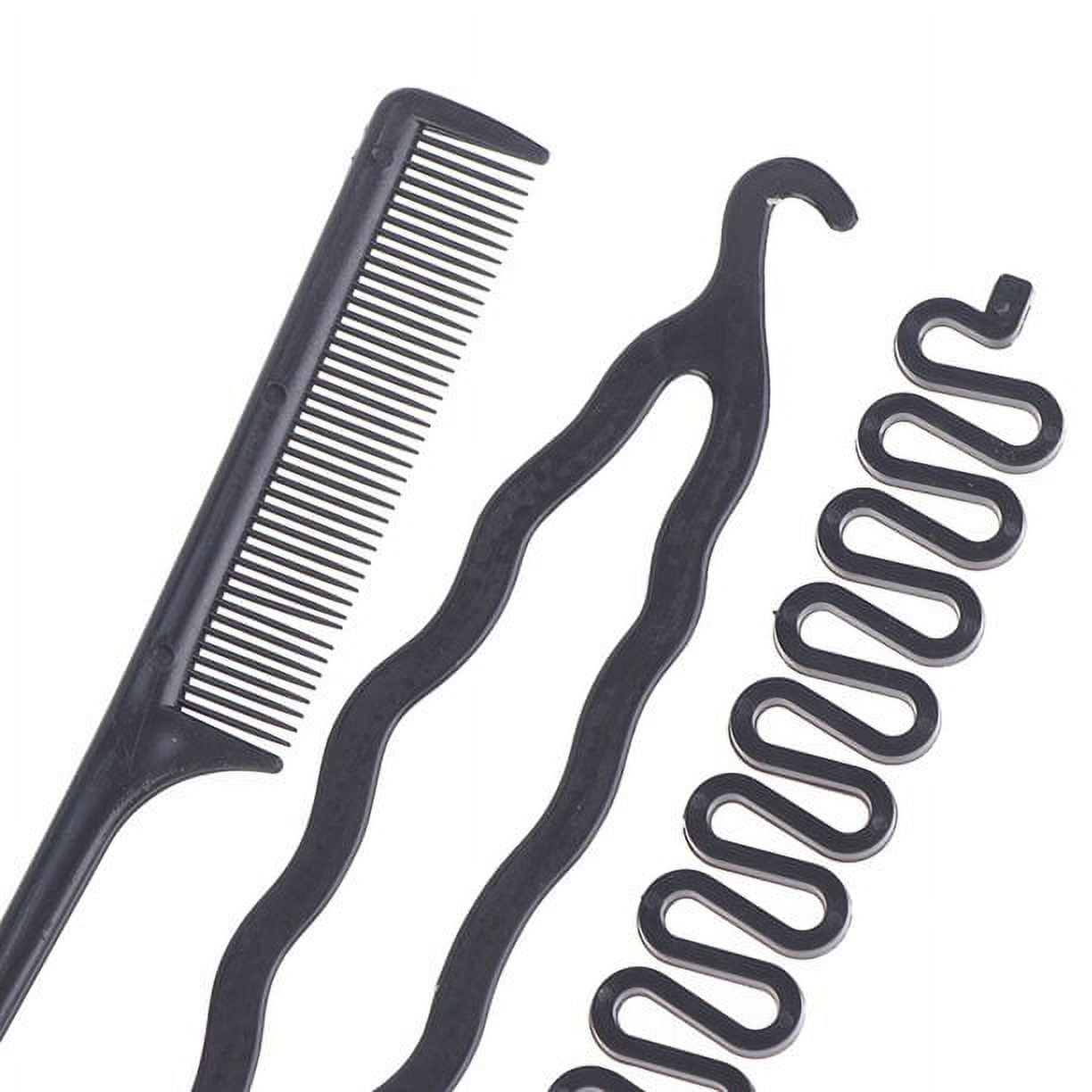 6pcs/set Hairstyle Braiding Tools Pull-through Hair Needle Dispenser Hair  C_AM