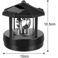 thumbnail image 2 of Faro con energía solar, faro giratorio LED, luz de jardín, lámpara para césped, luz decorativa para patio para exterior del hogar [clase energética A +, 2 of 2