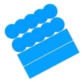 thumbnail image 1 of Sonducket Parche de reparación de piscinas de 20 piezas, anillo inflable para piscinas, reparación de superficie autoadhesiva, pegatina, cinta Deportes acuáticos, 1 of 6