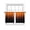 Orange, variant on Burnt Orange Black Ombre Sheer Curtains 54 Inch Length 2 Panels Set Window Treatments, Modern Abstract Striped Gradient Rod Pocket Semi Curtains for Living Room/Bedroom/Kitchen Décor, 104"W x 54"L