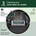 thumbnail image 4 of Aspiradora robot iRobot Roomba 105 Vac + base de vaciado automático: se vacía automáticamente durante 75 días, fácil de usar, succión potente y de alta potencia, navegación LiDAR, limpieza multisuper, 4 of 5
