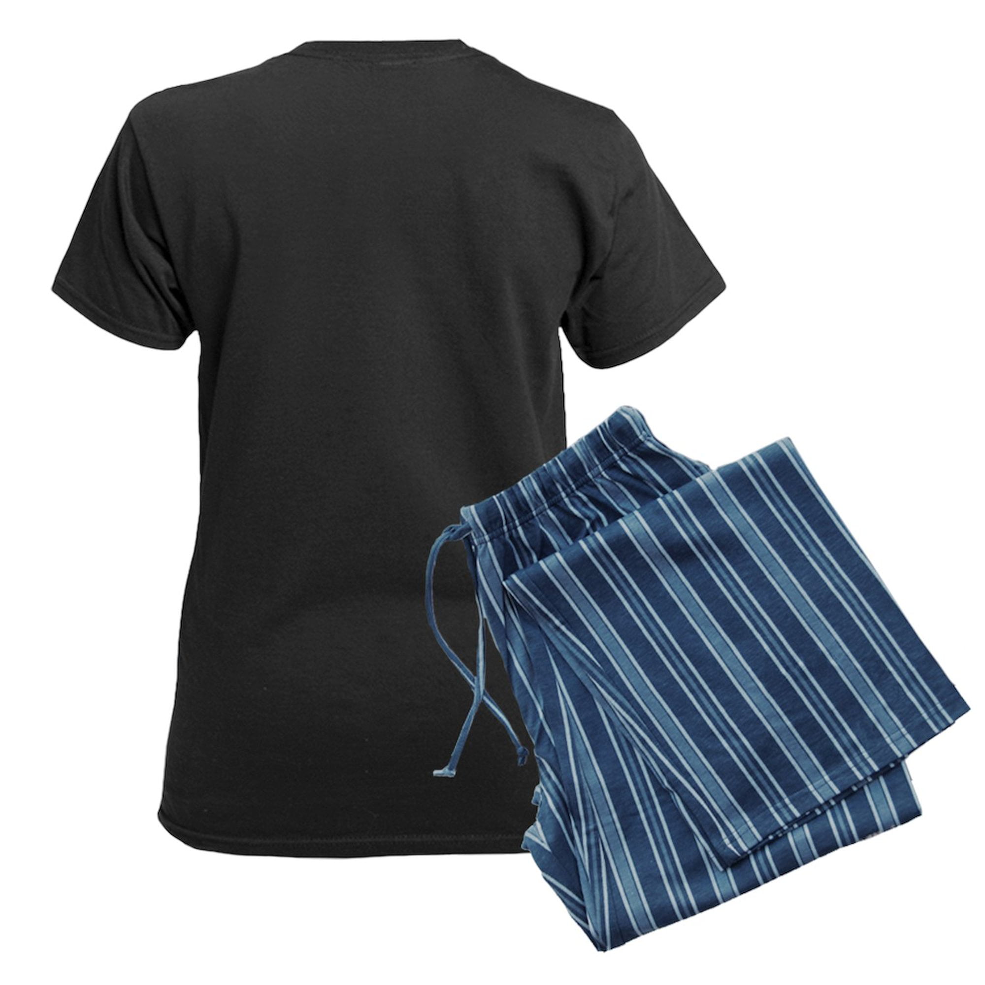CafePress - EQUESTRIAN JUMP Women's Dark Pajamas - Women's Short Sleeve Print T-Shirt and Pants Dark Cotton Pajama Set