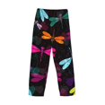 thumbnail image 5 of Balery Colorful Dragonflies print Men's Pajama Pants,Ultra Lightweight Pjs,Lounge Pant-XX-Large, 5 of 9