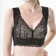 thumbnail image 3 of Lace Wireless Bra for Women Full Coverage Push Up Comfort Sleep Bra Plus Size Seamless Bralette, 3 of 4