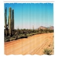 thumbnail image 3 of Ambesonne Nature Shower Curtain, American Desert Cactus, 69"Wx75"L, Multicolor, 3 of 5