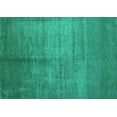 thumbnail image 1 of Ahgly Company Machine Washable Indoor Rectangle Abstract Turquoise Blue Contemporary Area Rugs, 6' x 9', 1 of 4