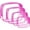 4Pcs Rose, variant on 4 Pack Clear Makeup Bags, TSA Approved Toiletry Bag Car Organizer Travel Cosmetic Case Portable Travel Essentials Bags for Toiletries Clear Summer Beach Bag Carry on Airport Airline Compliant Bag
