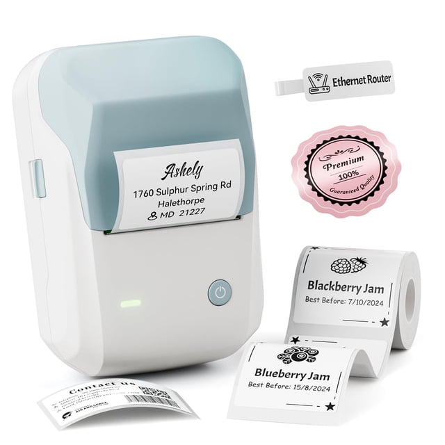 Label Maker NIIMBOT B1 Bluetooth con cinta impermeable de 5 cm