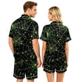 thumbnail image 5 of Spooky Pajamas Women Halloween Couple Pajamas Matching Sets Halloween Pajamas Halloween Pj Set Button Up Pajamas Couples Pajamas Matching PJS for Couples His Hers Jammies Wife Husband, Green, 3XL, 5 of 5