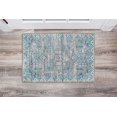 thumbnail image 4 of Barron 2' x 3' Washable Accent Rug, Grey and Green, 4 of 6