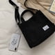 thumbnail image 1 of Bolso de Hombro de Pana Para Mujer Likrtyny Retro 26x23x10 cm Negro, 1 of 8
