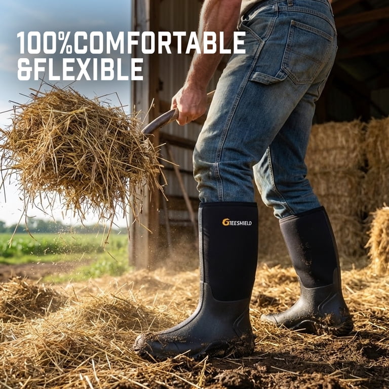 GIEESHIELD Rubber Boots for Men And Women,Waterproof  display picture 2