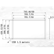 GreenTouch 32 inch Multi Points Infrared Touch Frame, Ir Touch Overlay,Ir Touch Screen Panel for Kiosk