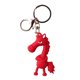 thumbnail image 1 of Llavero con colgante de caballo de dibujos animados en 3D, llavero con anilla de metal, accesorio multifuncional para regalo., 1 of 8