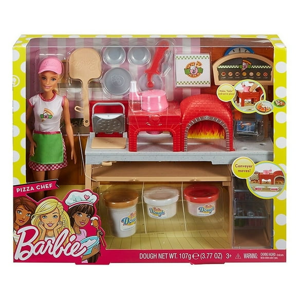 Set de Juego y muñeca Barbie Pizza Maker Barbie Pizzeria
