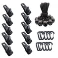 thumbnail image 4 of Juego de clips para lona DYNWAVEMX 30 unids/set con mosquetón para tienda de campaña, 4 of 8