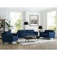 thumbnail image 4 of Lifestyle Solutions Lorelei Oversized Chair, Navy Blue Fabric, 4 of 5