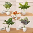thumbnail image 4 of Fake Monstera Plant - 9 Heads Artificial Tropical Split Leaf Plant Faux Desk Plant for Indoor Decoration Perfect Housewarming Gift, 4 of 8