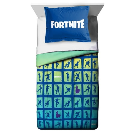 Fortnite 2 Piece Full Twin Comforter With Pillow Sham Walmart Com