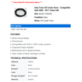 thumbnail image 2 of Auto Trans Oil Cooler Hose - Compatible with 2000 - 2011 Volvo S40 2001 2002 2003 2004 2005 2006 2007 2008 2009 2010, 2 of 2