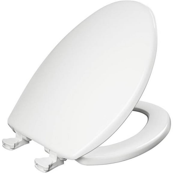 Bemis Toilet Seat,White,Elongated,16 7/8" H 7B7300EC