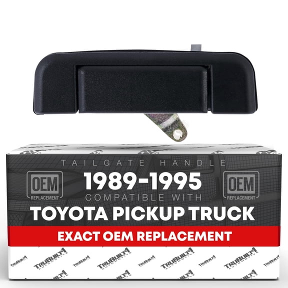 Tail Gate Handle Assembly Compatible with 1989-1995 Toyota 4Runner, Pickup - OEM Replacement Latch TO1915103, 69090-71010, 77103