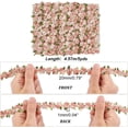 thumbnail image 2 of Cinta de poliéster de 5 yardas con borde de encaje floral, ideal para decoración, bordados, apliques, costura, manualidades, tapicería, cortinas y decoración del hogar., 2 of 9