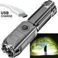 thumbnail image 1 of PENGXIANG Rechargeable 990000LM LED Flashlight Tactical Police Super Bright Torch Zoomable（1 Pcs）, 1 of 7