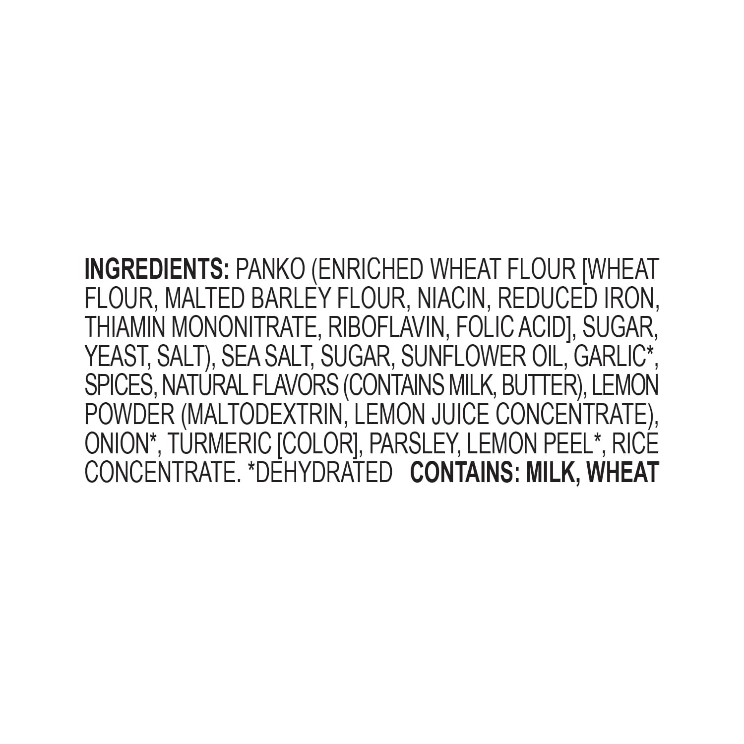 (3 pack) Kinder's Buttery Garlic & Herb Seasoned Panko Bread Crumb Coating Mix, 5 oz Pouch