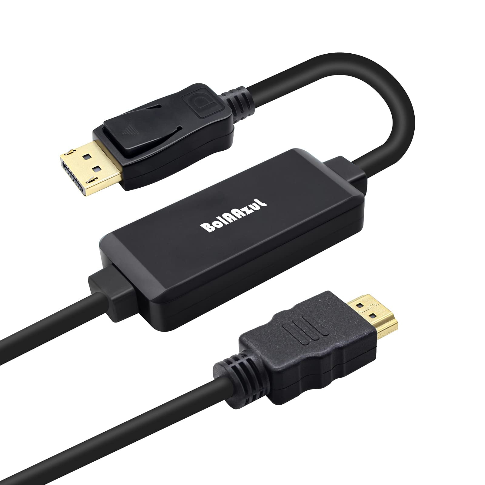 Active 4K HDMI to Displayport Active Cable 4K@30Hz HDMI in to DP out for PC laptop PS3 DVD, HDMI Source to Adapter Cable - Walmart.com